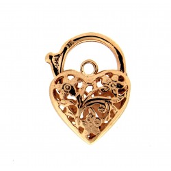 Medium Filigree Padlock R/G